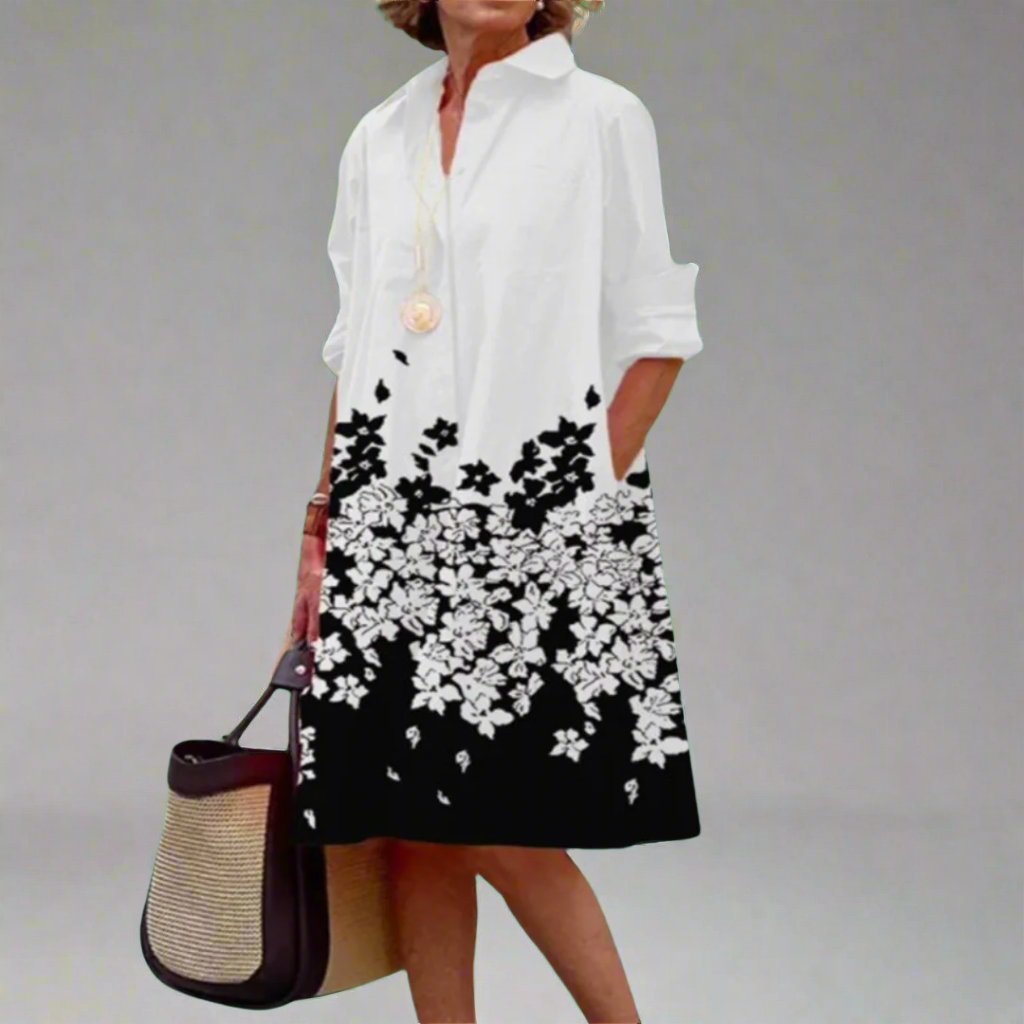 Ilonka | Handcrafted Premium Midi Dress with Polka Dots