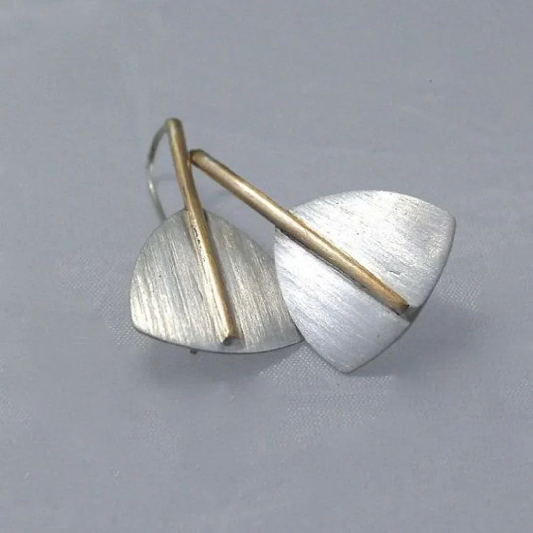 Vintage Silver Gold Plated Earrings