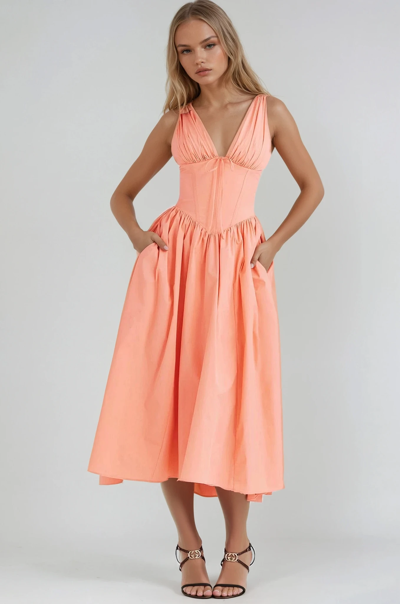 Elegant Summer Rosea Dress