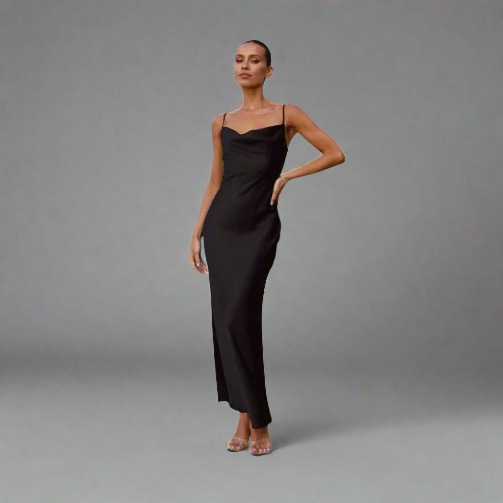 Claudia | Elegant Satin Dress for Special Moments