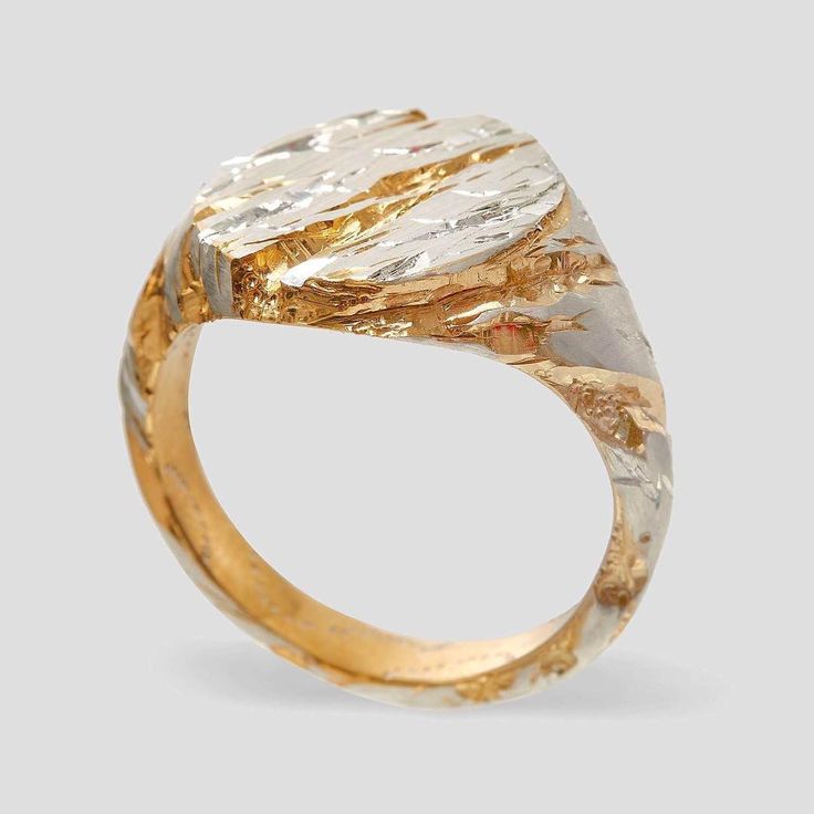 Vintage Gold & Silver Ancient Ring