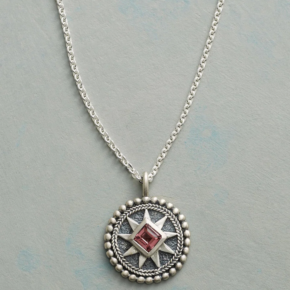 Silver Star Crystal Necklace