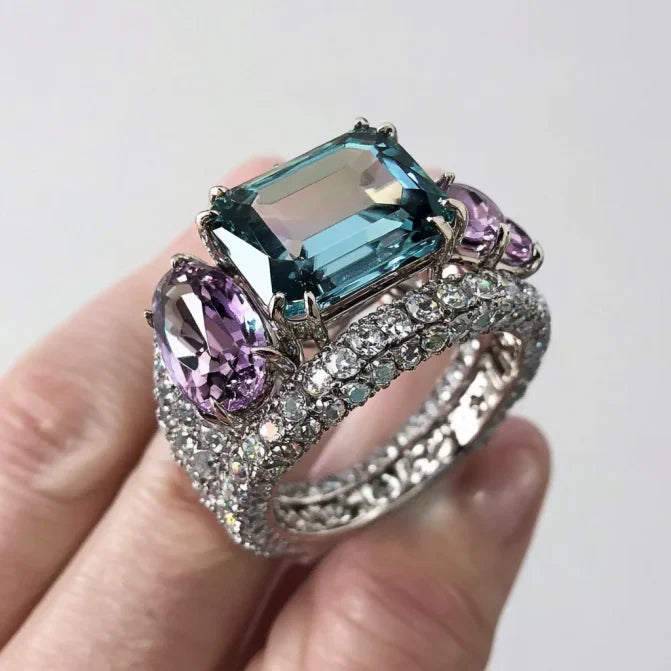Vintage Exquisite Zirconia Ring