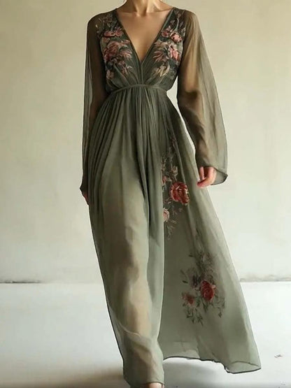 Chiffon Fashion Printed Dress
