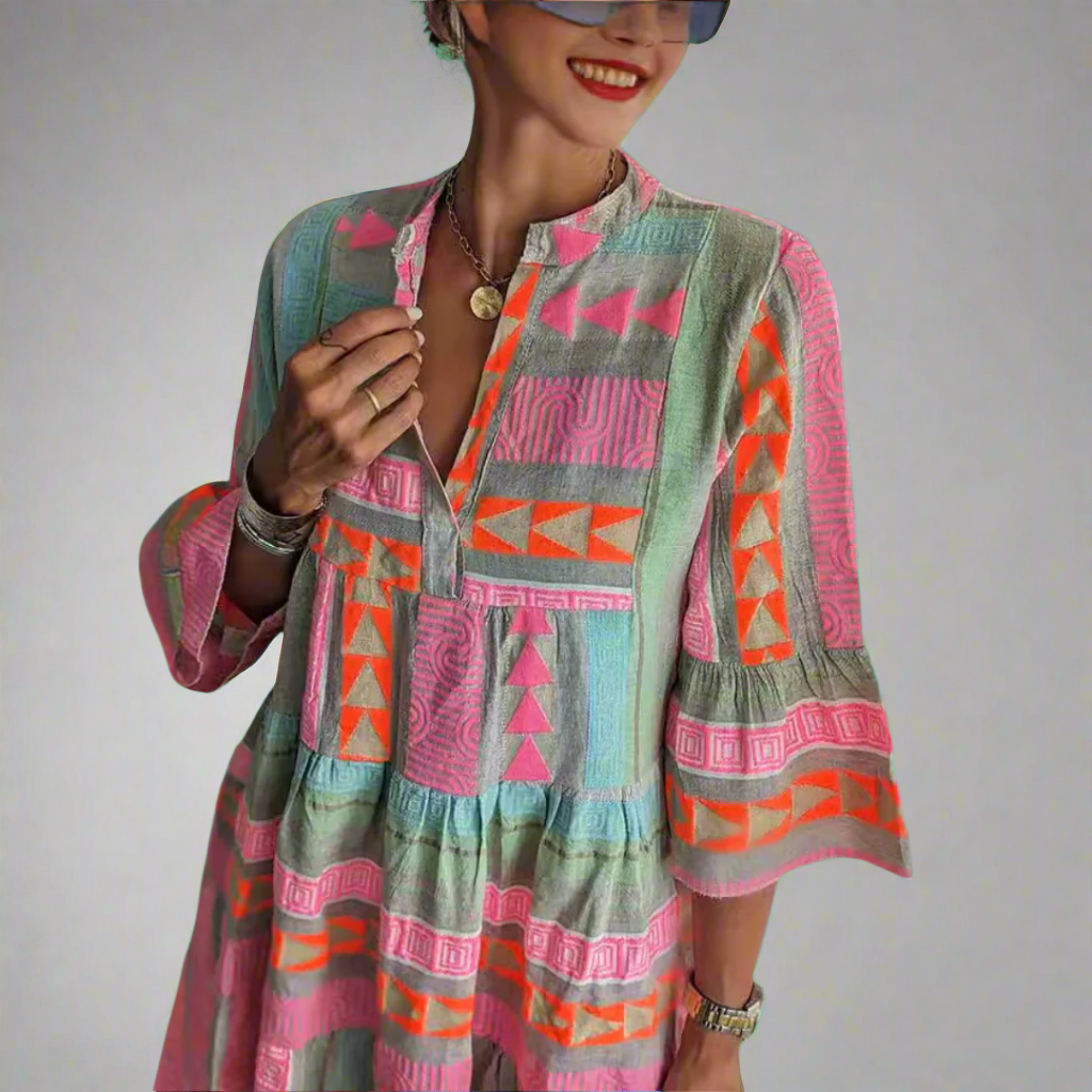 Britta | Summer Dress Made of Cotton-Linen