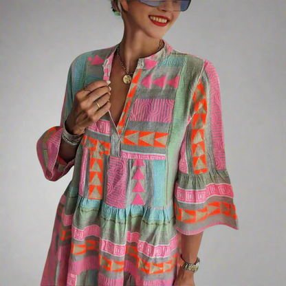 Britta | Summer Dress Made of Cotton-Linen