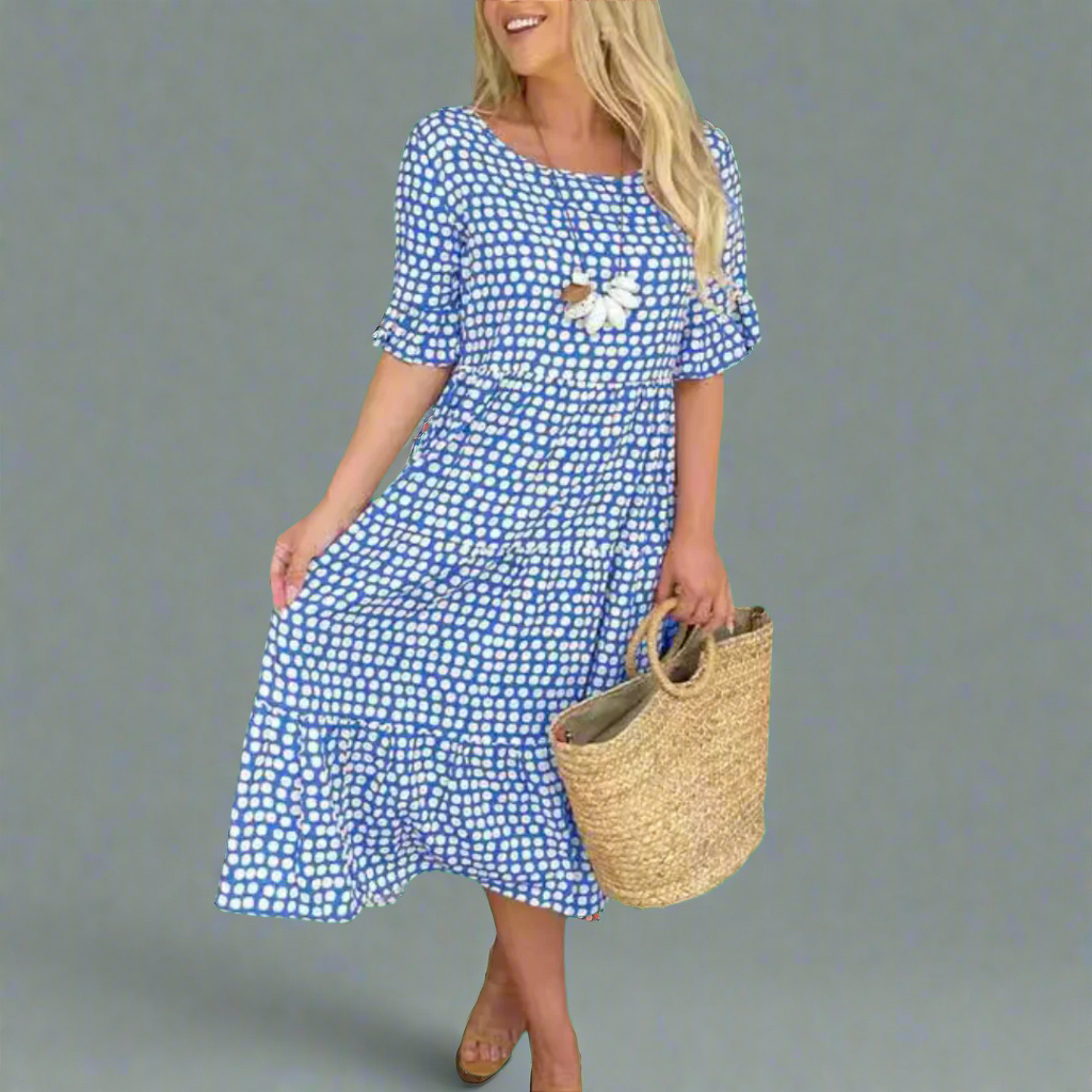 Friederike | Elegant Maxi Dress for a Dreamy Figure