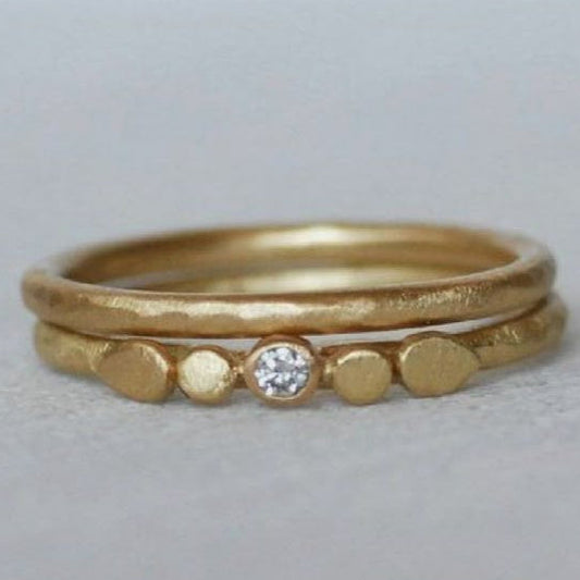 Fine Golden Ring Set