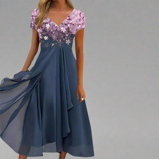 Lieselotte | Premium Lace Dress with Floral Elegance