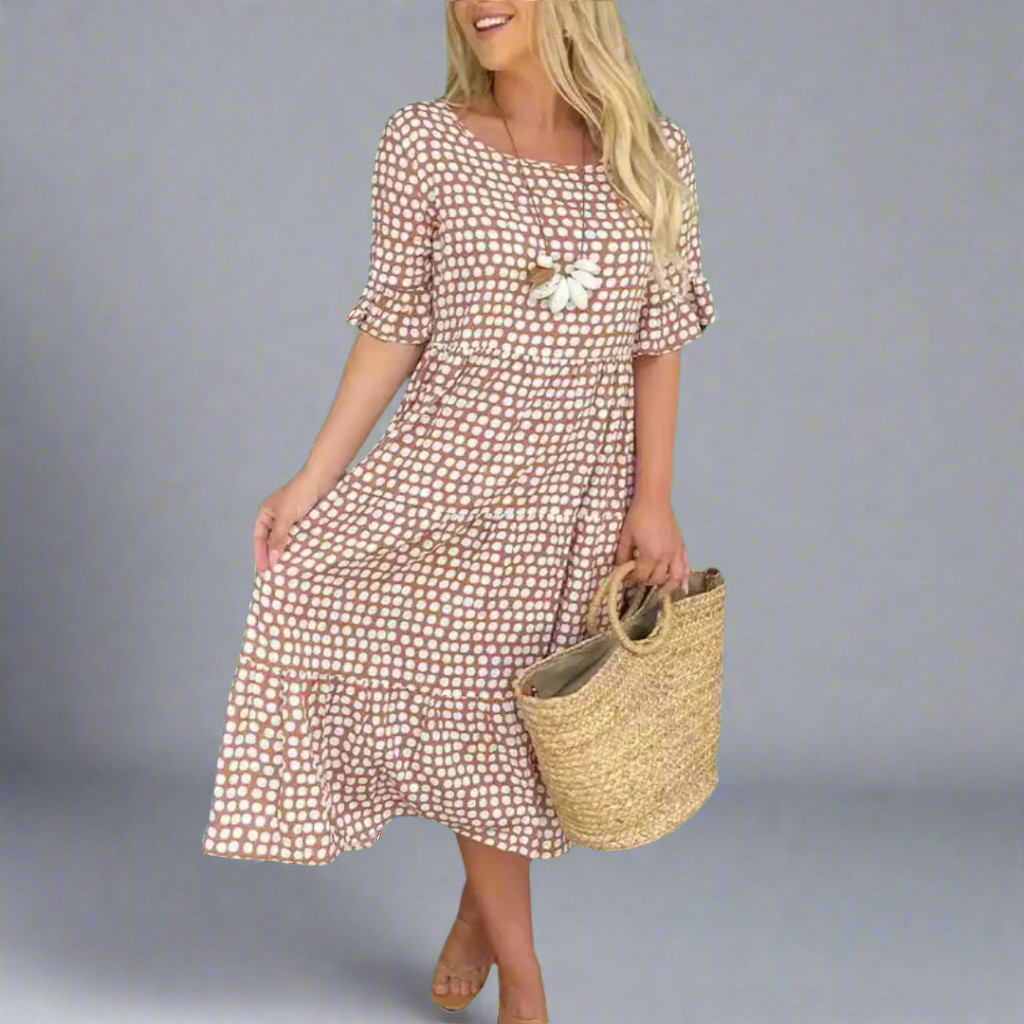 Friederike | Elegant Maxi Dress for a Dreamy Figure