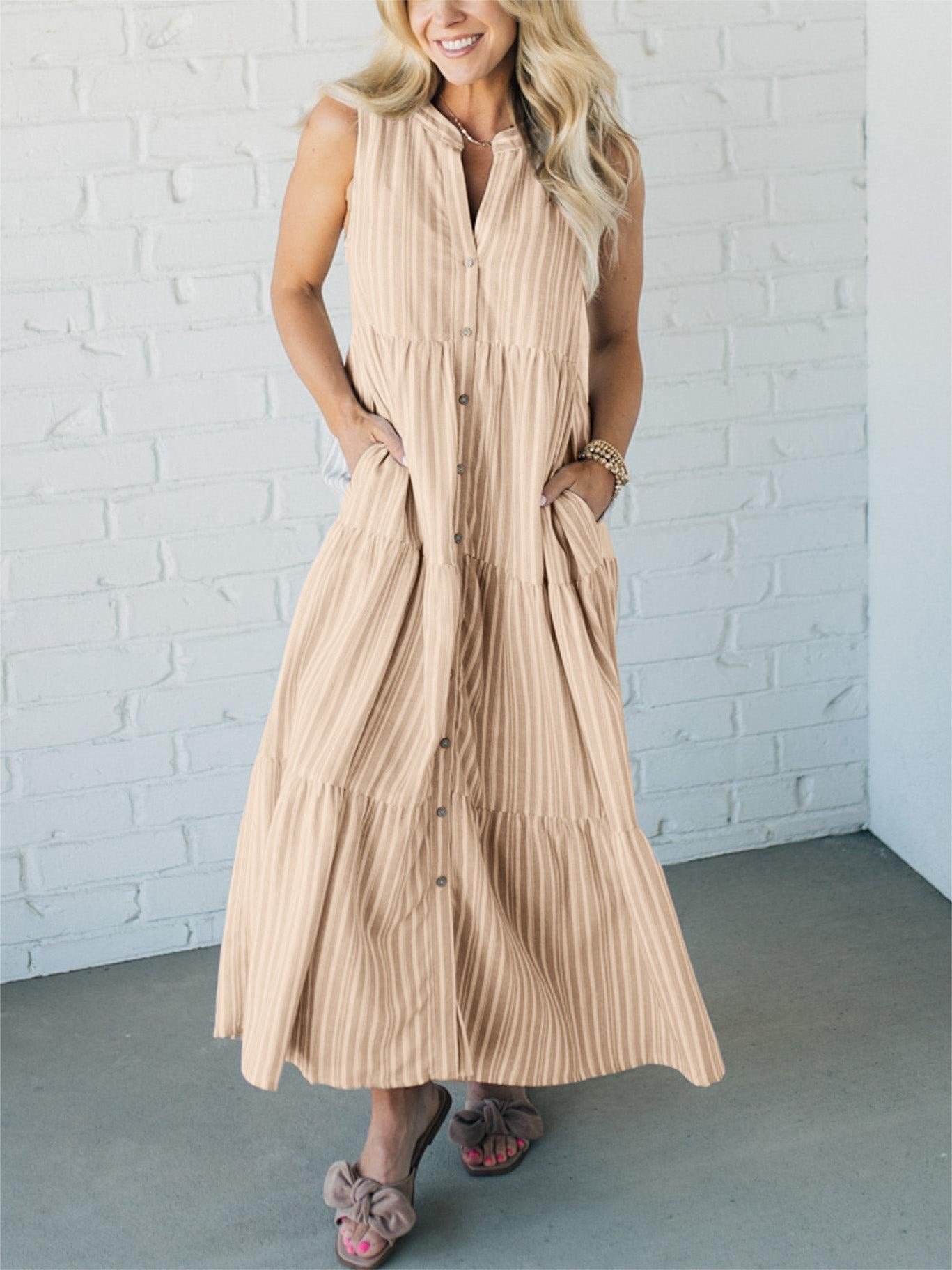 Gisela | Coastal Stripe Dress