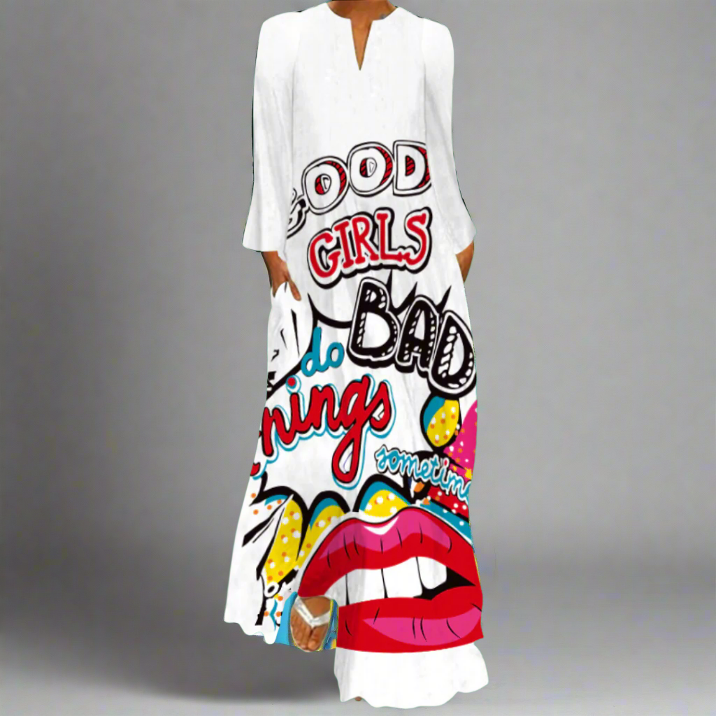 Krimhildis | Airy Maxi Dress for Elegant Summer Days