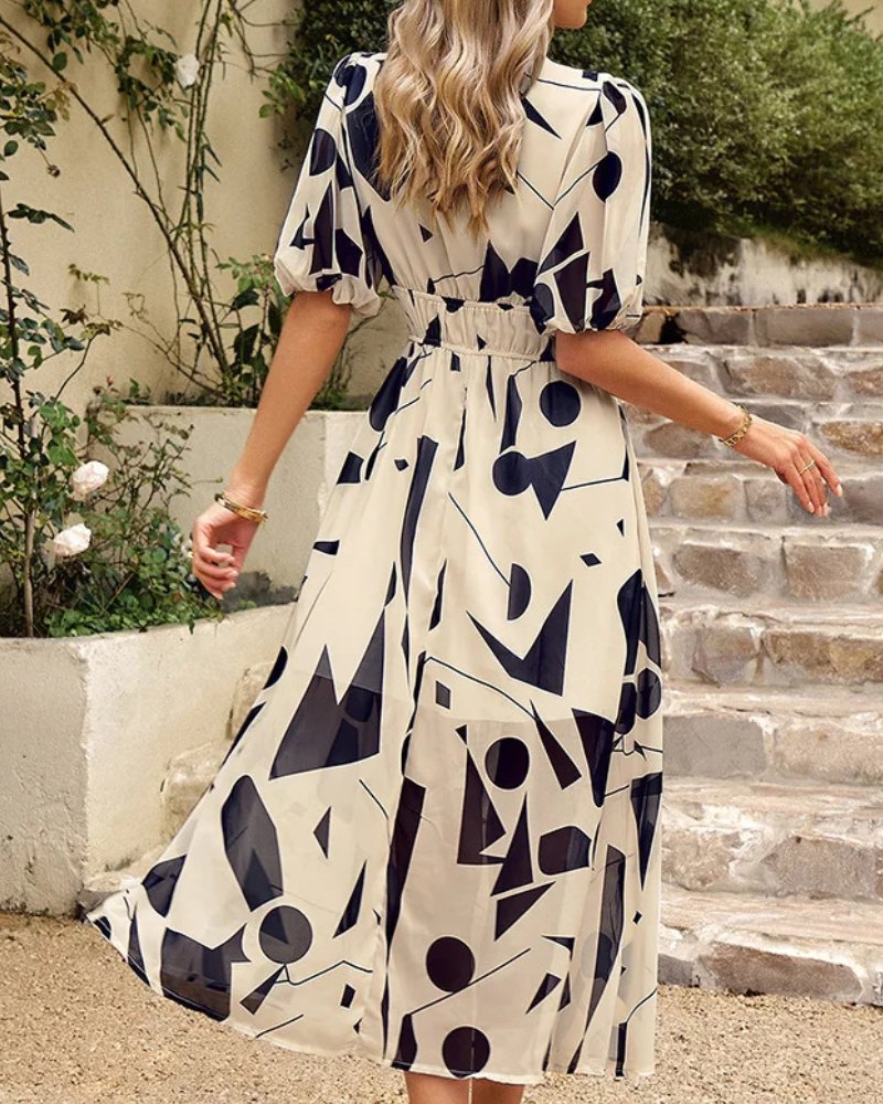 Ibiza Style Midi Dress | Hides the Belly, Highlights Your Shape