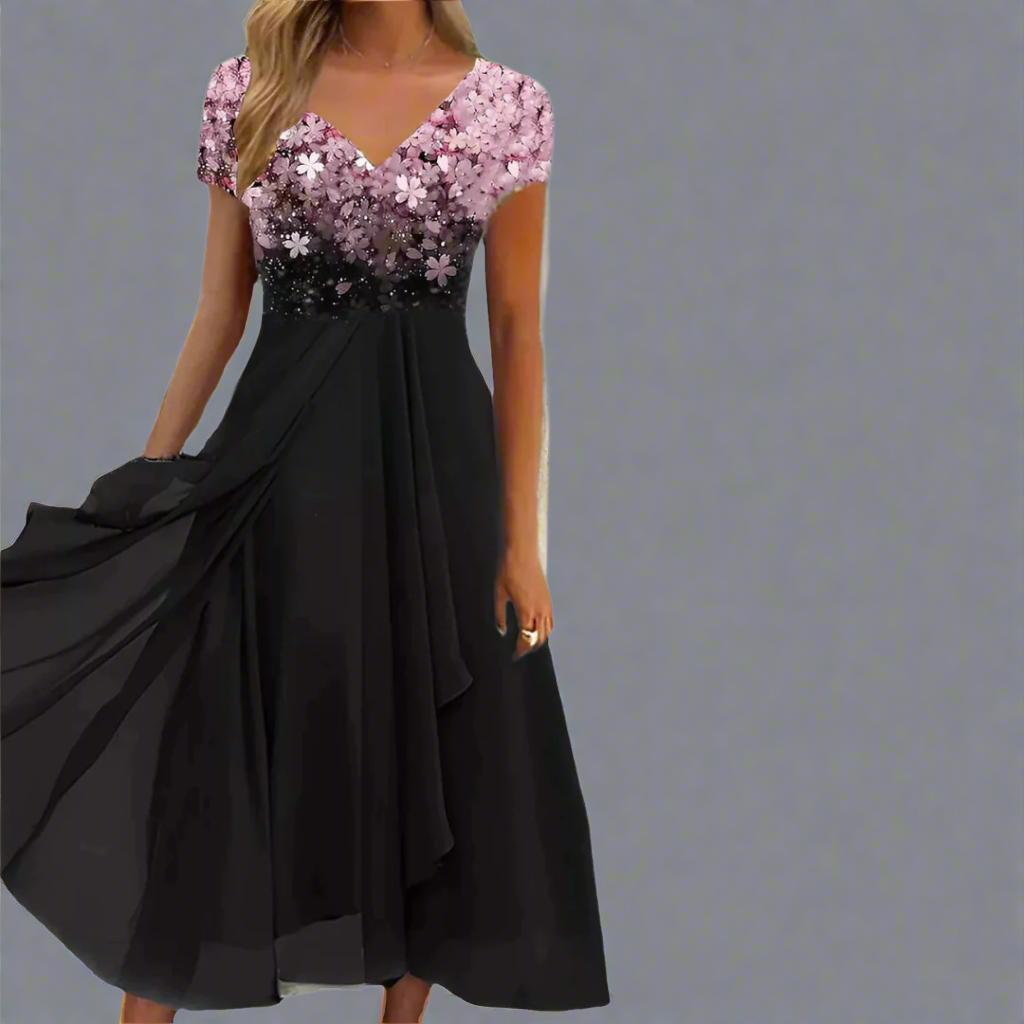 Lieselotte | Premium Lace Dress with Floral Elegance