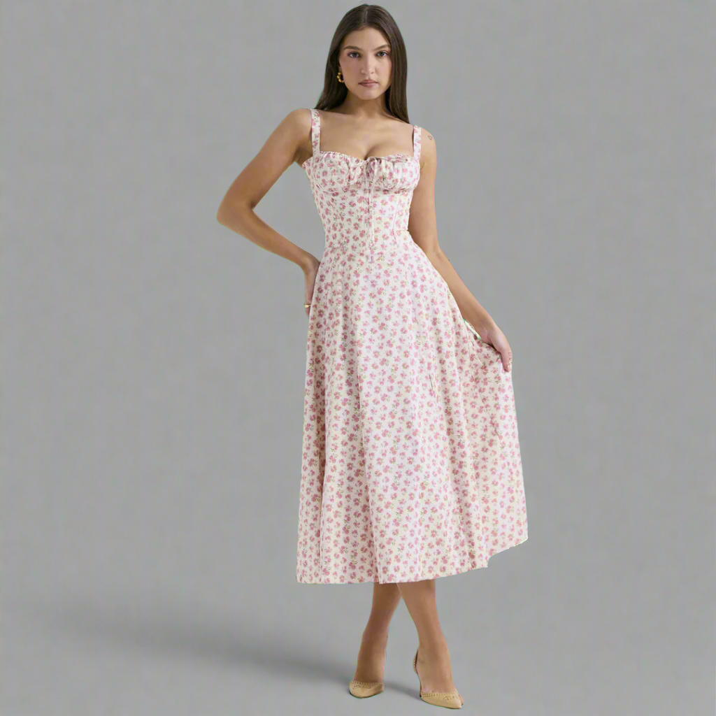 Josina | Premium Waist Dress in Bustier Design