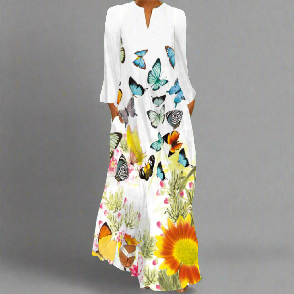 Krimhildis | Airy Maxi Dress for Elegant Summer Days