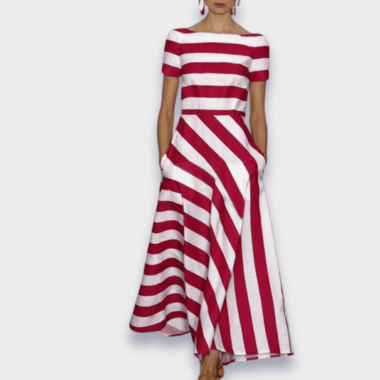 Janell | Handmade Striped Maxi Dress