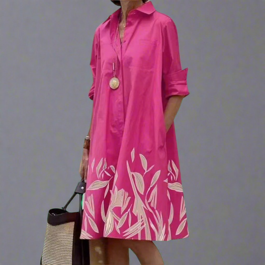 Liane™ | Luxurious Midi Dress for Effortless Elegance