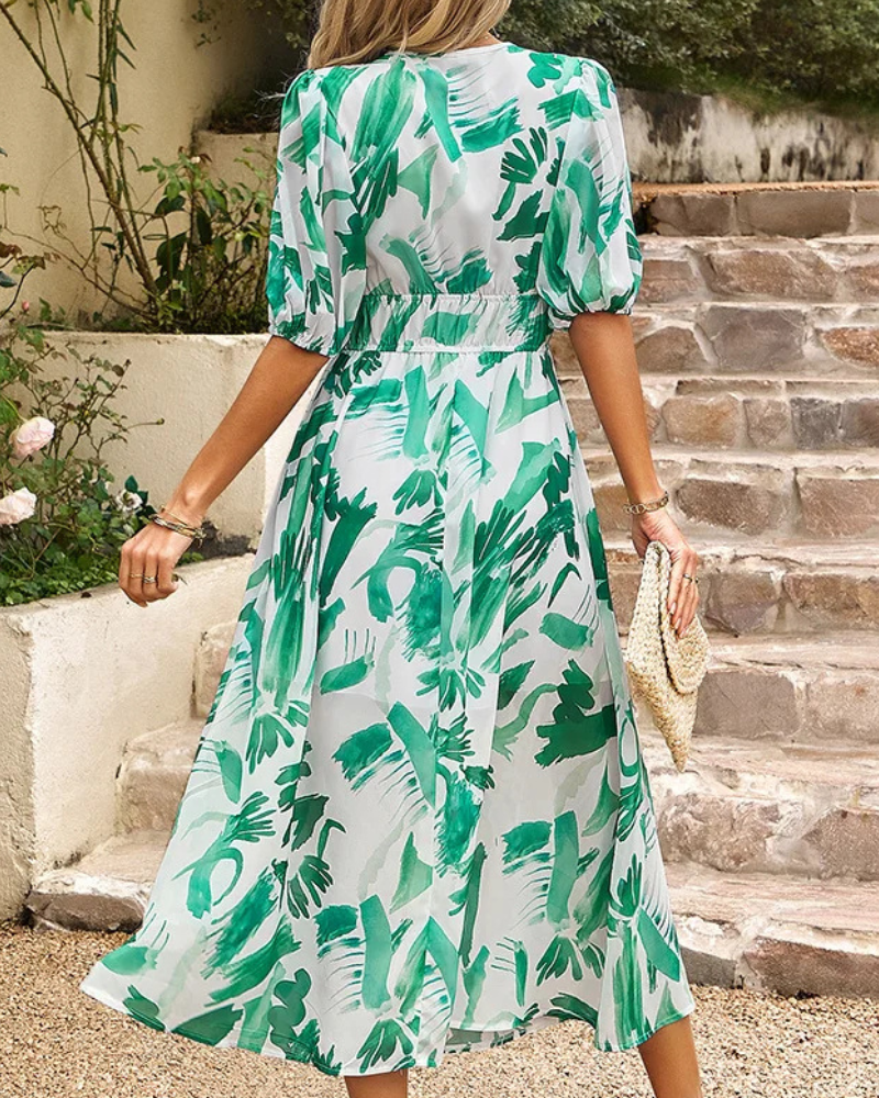 Ibiza Style Midi Dress | Hides the Belly, Highlights Your Shape