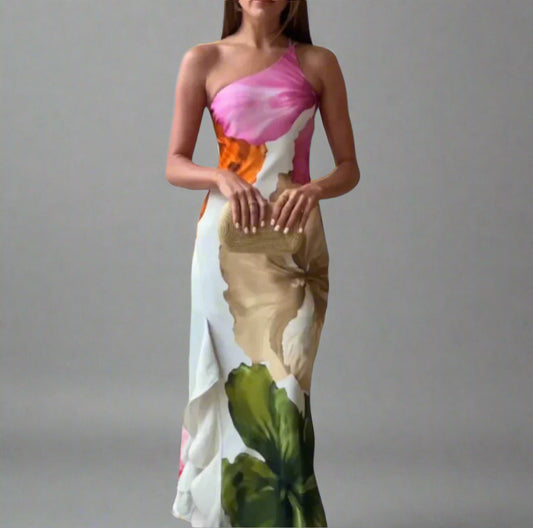 Pauline | Elegant One-Shoulder Dress