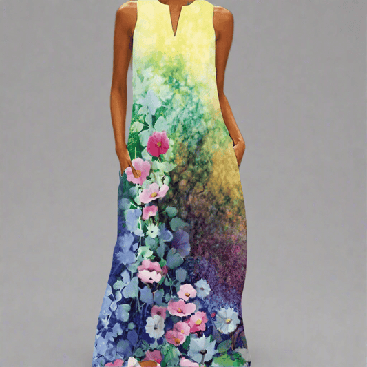 Carolin | Premium turquoise dress with a royal look