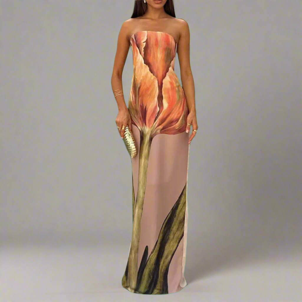Judith | Shiny Dress Made from Premium Fabric