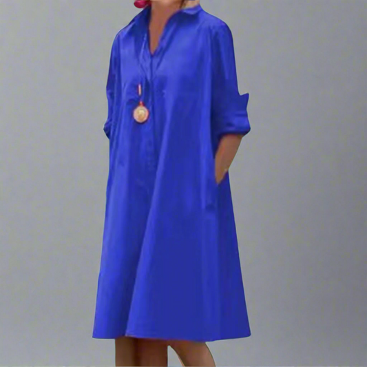 Imke | Handcrafted Premium Midi Dress with Polka Dots