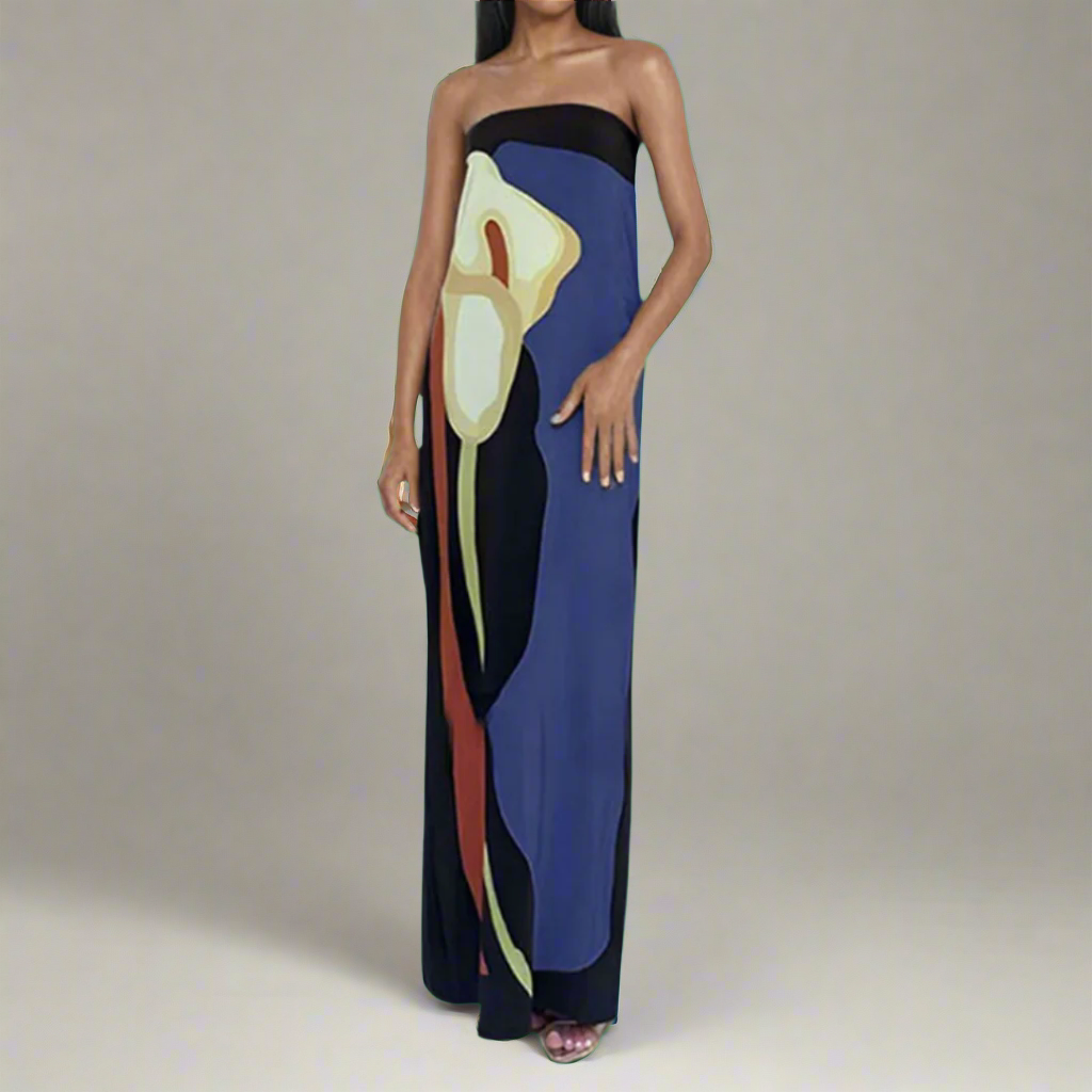 Judith | Shiny Dress Made from Premium Fabric