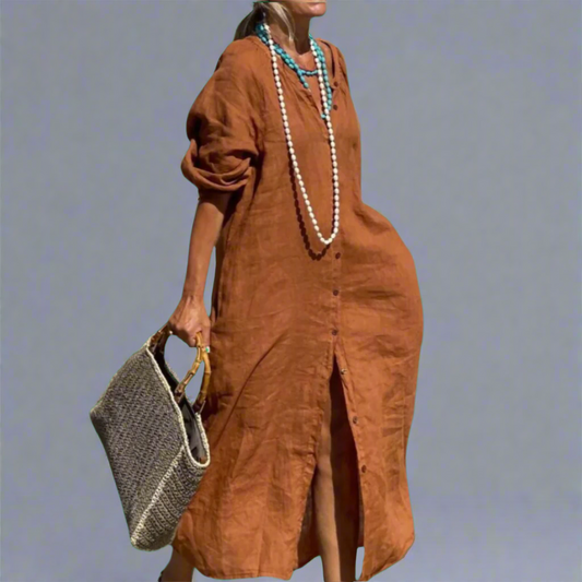 Jennika | Elegant Dress with Buttons