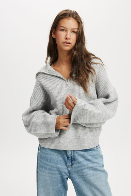 Felicia | Luxe Half Zip Pullover