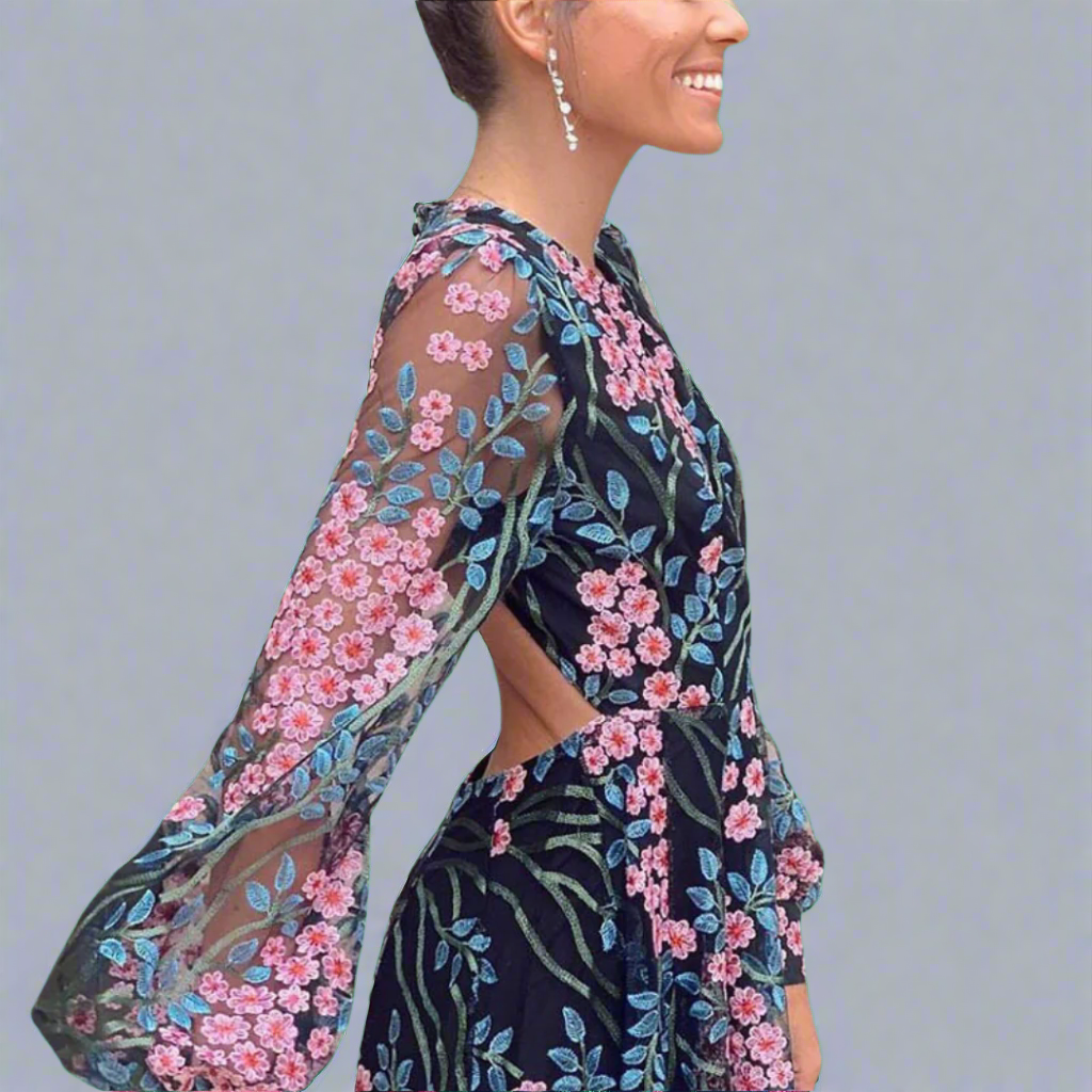 Marlies | Backless Maxi Dress Made from Premium Fabric