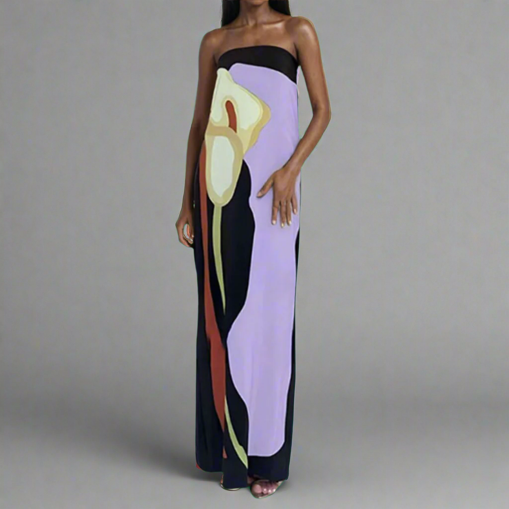 Judith | Shiny Dress Made from Premium Fabric