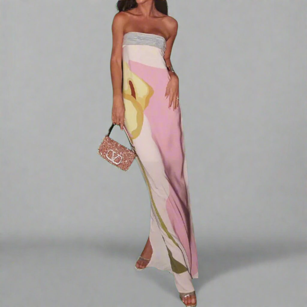 Judith | Shiny Dress Made from Premium Fabric