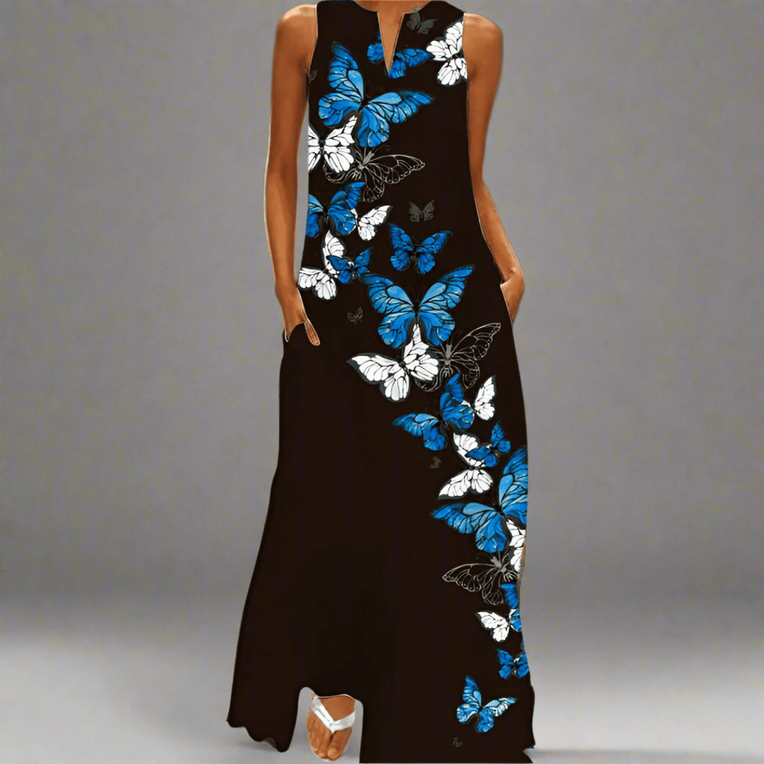 Carolin | Premium turquoise dress with a royal look