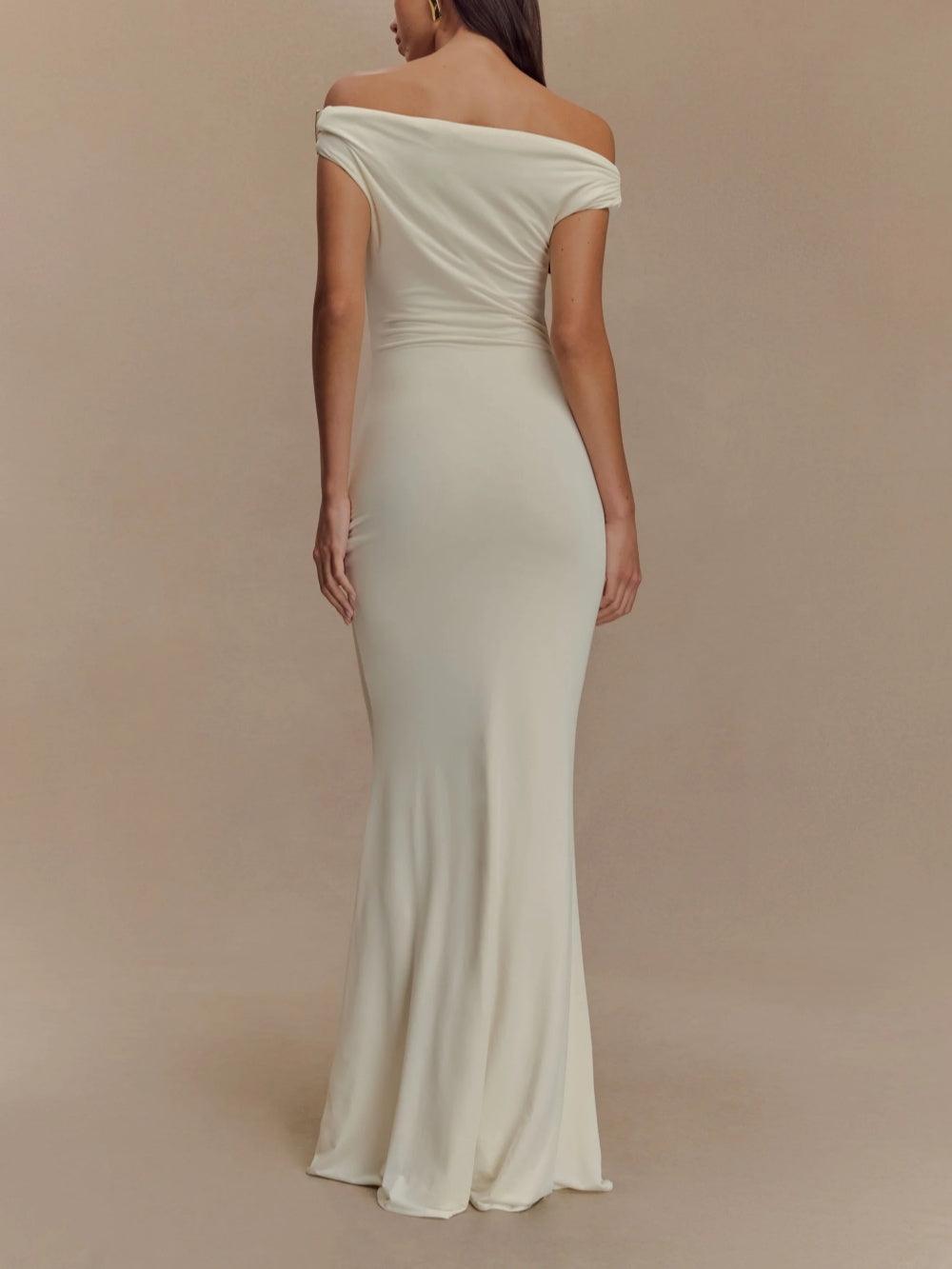 Slinky Maxi Dress With Hardware