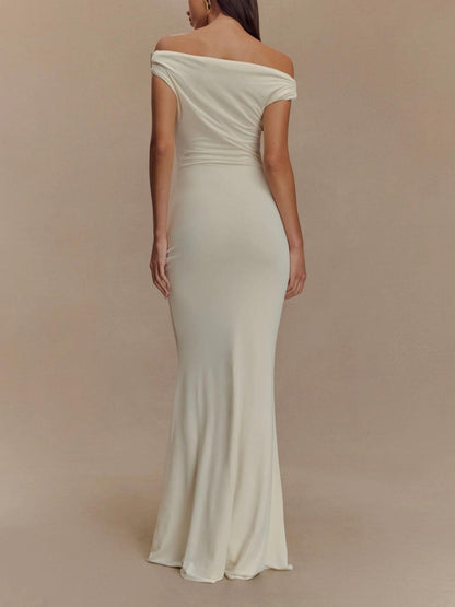 Slinky Maxi Dress With Hardware