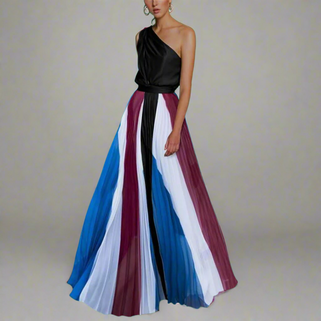 Black and Colorful Stripes / 3XL