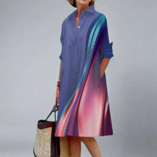 Helga | Handcrafted Premium Midi Dress with Polka Dots