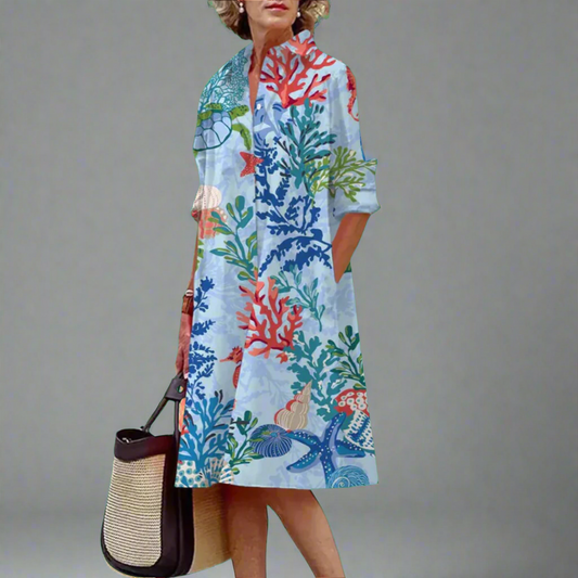 Annkathrin | Handmade Premium Midi Dress with Polka Dots