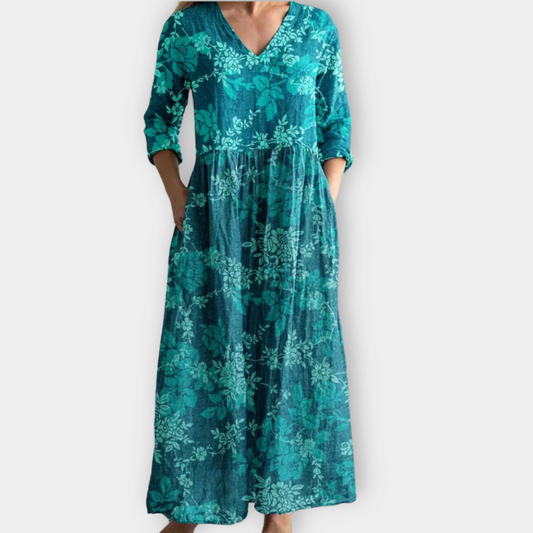 Geertruida | Boho Maxi Dress Made from Soft Premium Fabric