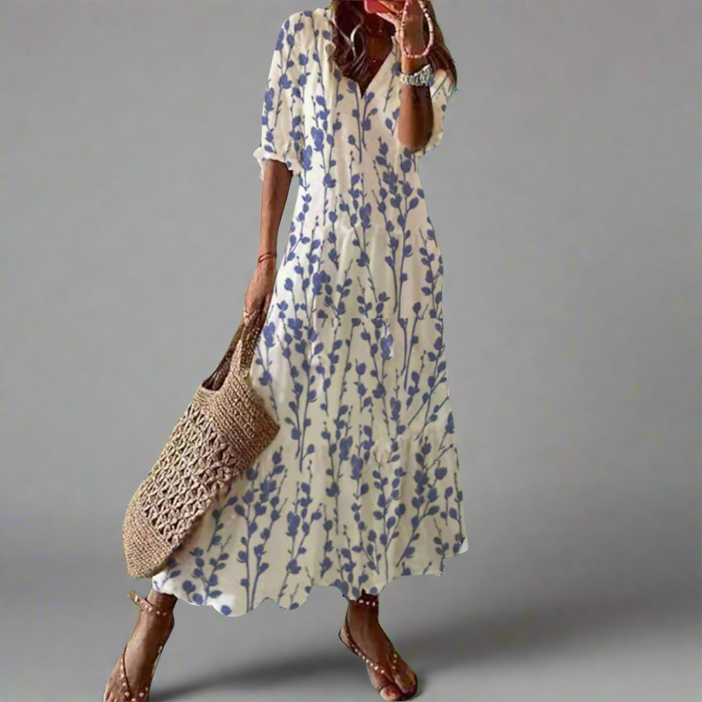 Almuth | Premium Summer Dress with Print Design