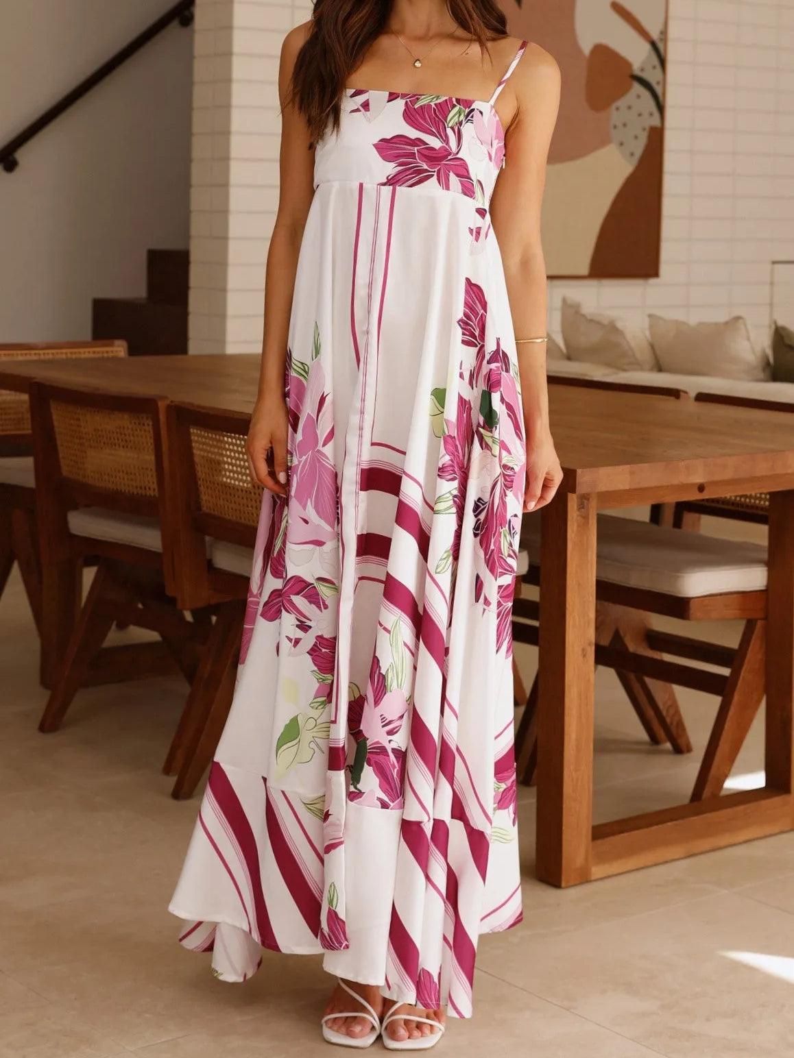 Floral Print Resort Maxi Dress