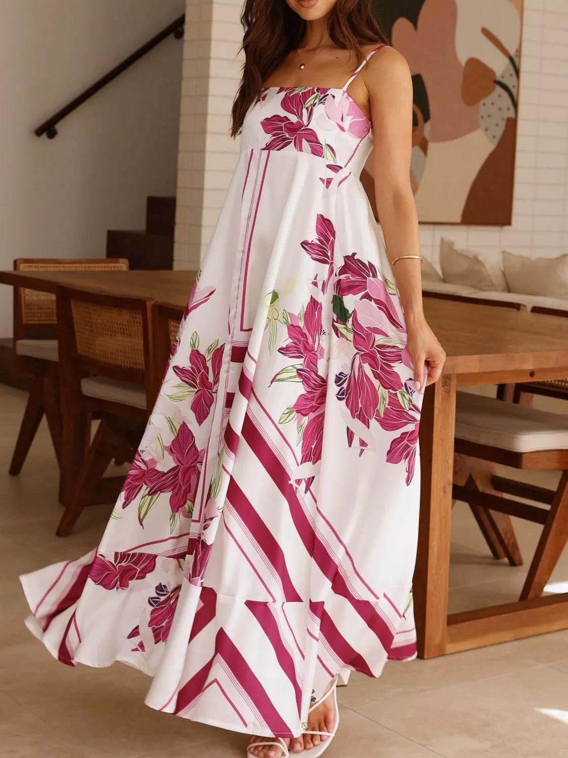 Floral Print Resort Maxi Dress