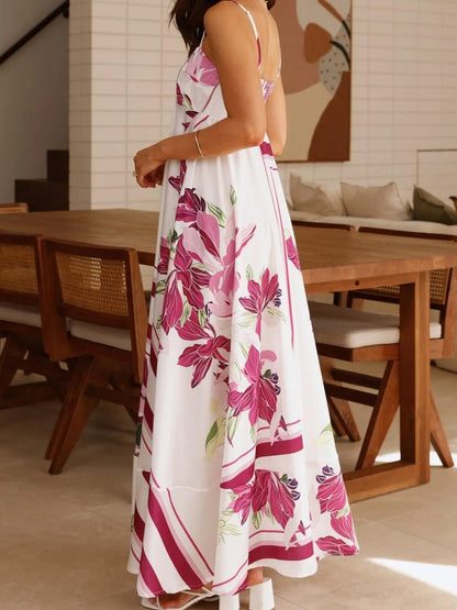 Floral Print Resort Maxi Dress