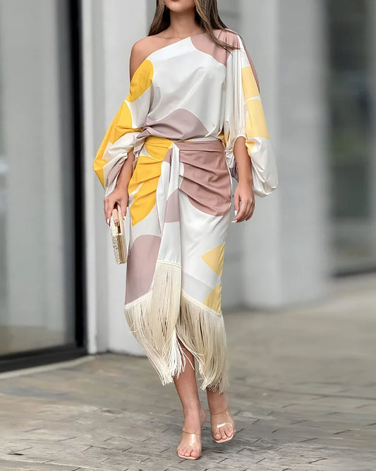 Rosea Signature Dress with Print