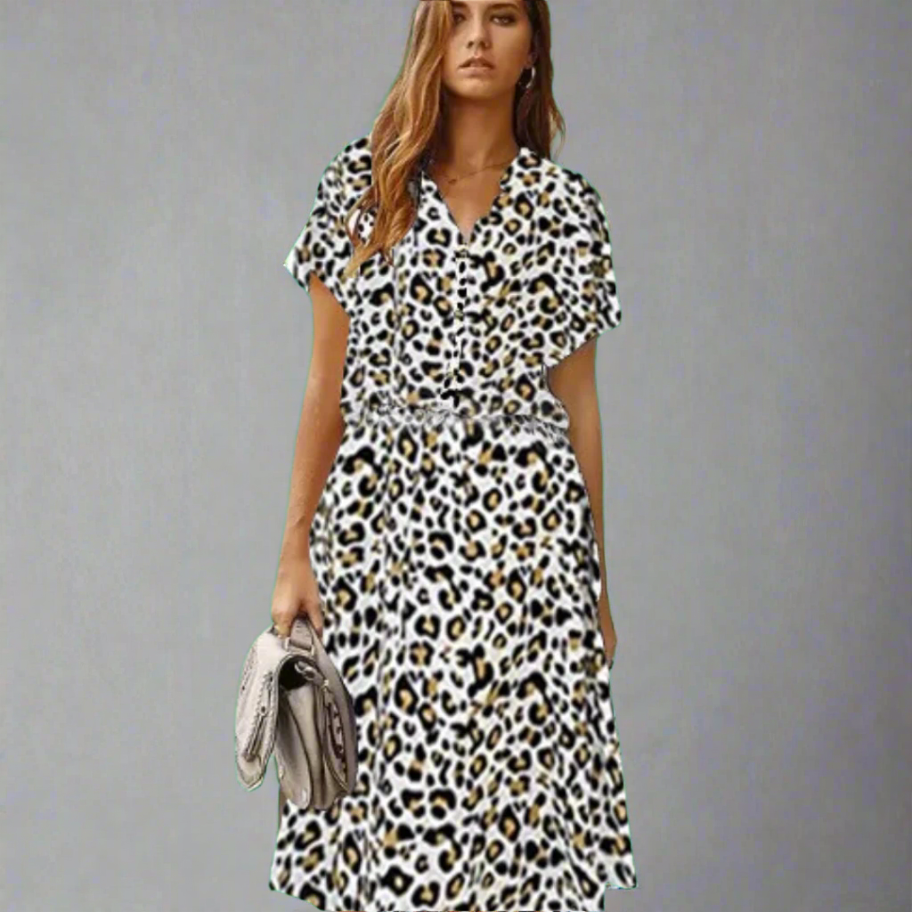 White Leopard Print / 3XL