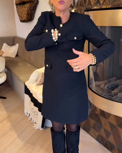 Elegant and Slim Dress in Chanel Style