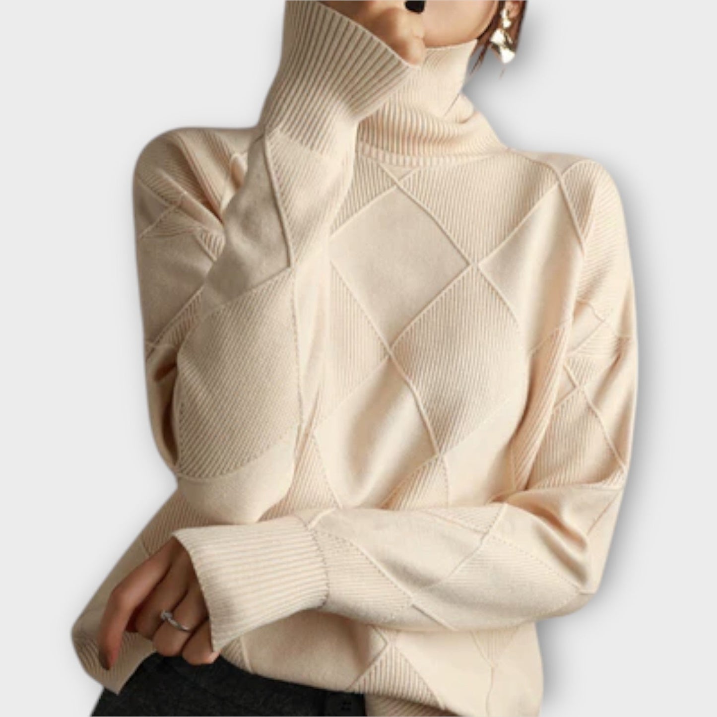Melanie – Cozy Cashmere Turtleneck Sweater