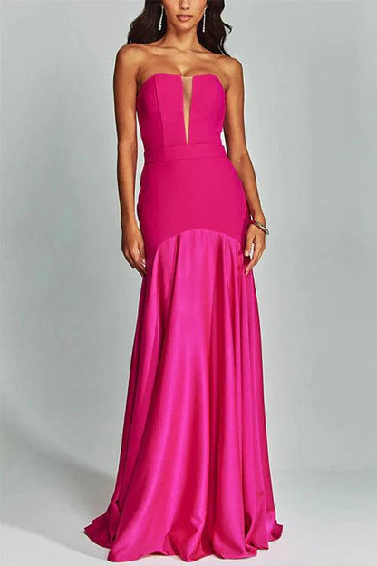 3 Colors Sleeveless Dress With Chest Wrap