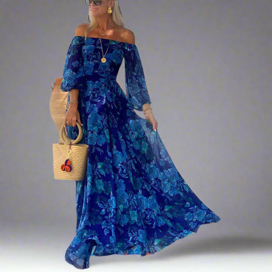 Annemarie | Premium Long Floral Dress for Elegance and Comfort